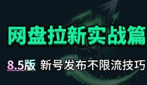 网盘拉新系列:合规合法纯绿色日入上千(v8.5版教程)-网赚项目库-互联网全面项目