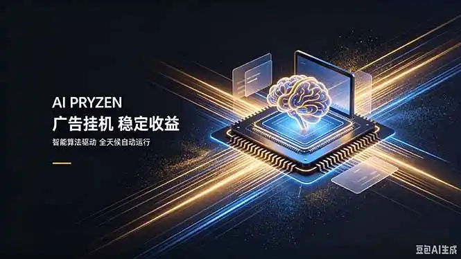 AI Pryzen 广告挂机｜24小时自动跑，日入300-500，新手零门槛-网赚项目库-互联网全面项目