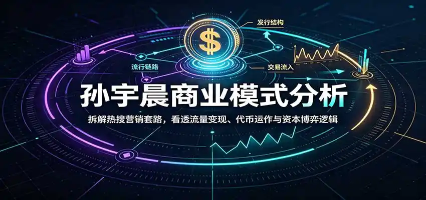 孙宇晨商业模式分析:拆解热搜营销套路,看透流量变现、代币运作与资本博弈逻辑-网赚项目库-互联网全面项目