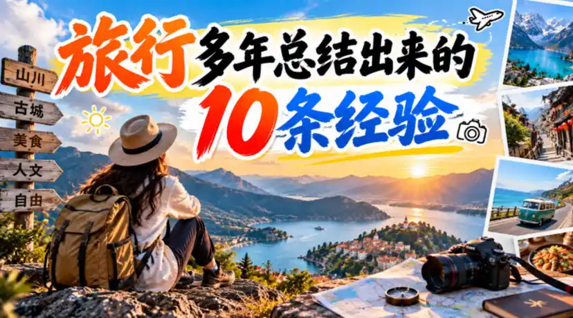 付费文章:旅行多年总结出来的10条经验-网赚项目库-互联网全面项目