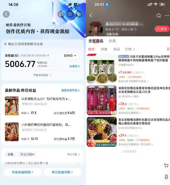 抖音4W粉丝博主AI古装美食短剧教学,从视频制作到剪辑实操,解锁伙伴计划、橱窗带货、收徒多元变现渠道-网赚项目库-互联网全面项目