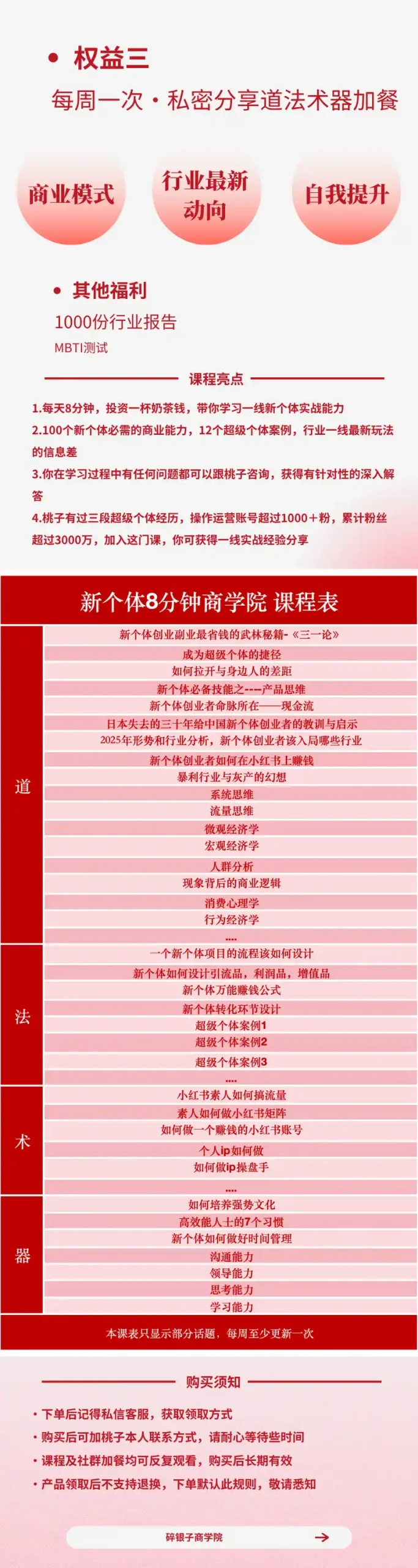 AI+新个体创业必修课-更新0922|道法术器|商业逻辑·小红书流量·AI智能体|低成本打造个人变现小生意全套教学-网赚项目库-互联网全面项目